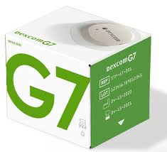 Dexcom G7 product packaging box